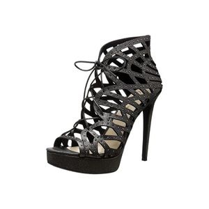 Jessica Simpson Akana Gunmetal Heels 8.5